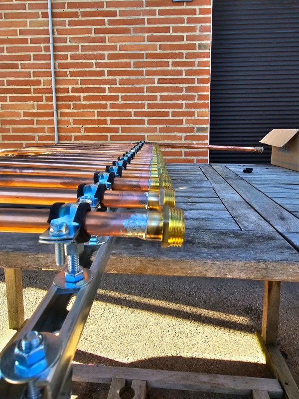 Création d'un collecteur de plomberie chez notre client à Plaisance-du-Touch 31830 en Haute-Garonne