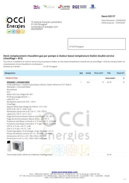 Devis pour pompe à chaleur air-eau : les étapes clés à respecter