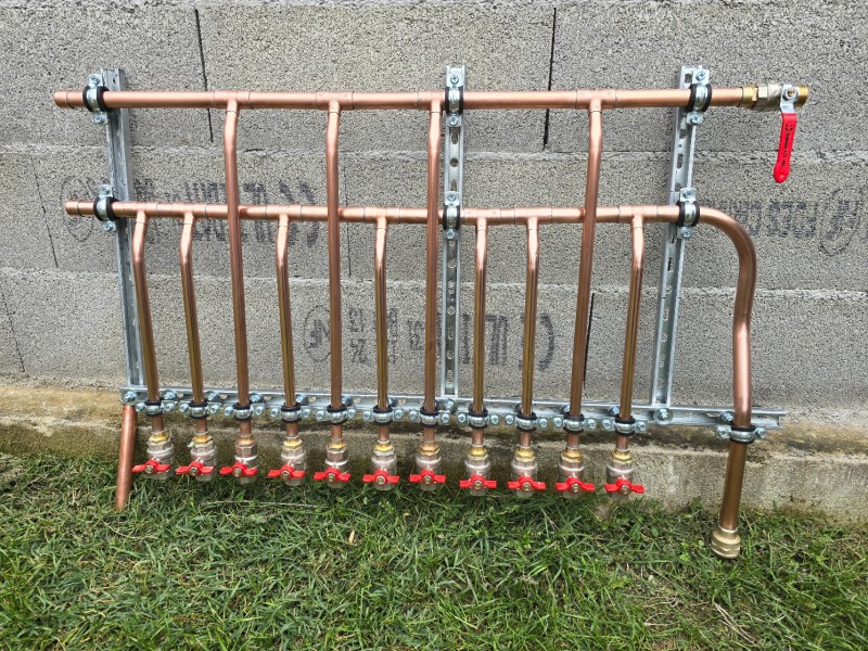 Création d'un collecteur de plomberie chez notre client à Plaisance-du-Touch 31830 en Haute-Garonne